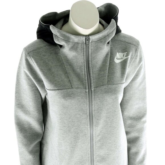 Women's Nike Sportswear Advance 15 Running Reflective Hoodie Like New Small - Picture 1 of 10